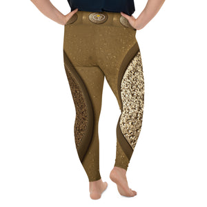 Go Gold Plus Size Leggings