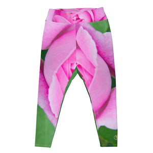 In the Pink of Rose Plus Size Leggings