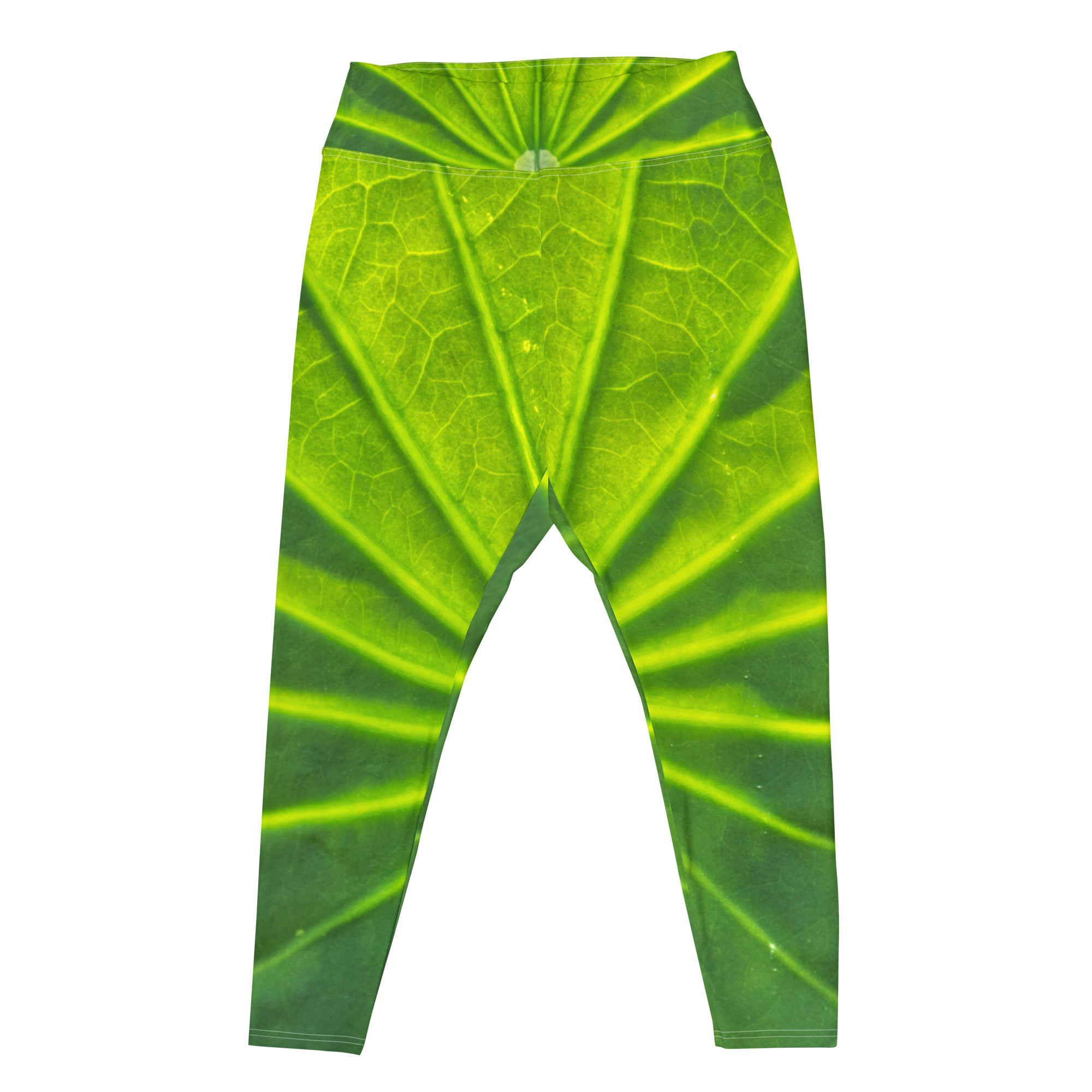 Ardene Sponge Fleece Chevron Leggings in Green, Size Small, Polyester/ Spandex