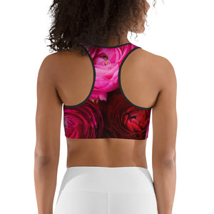 Shades of Red Sports Bra