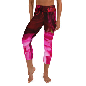 Shades of Red Yoga Capris