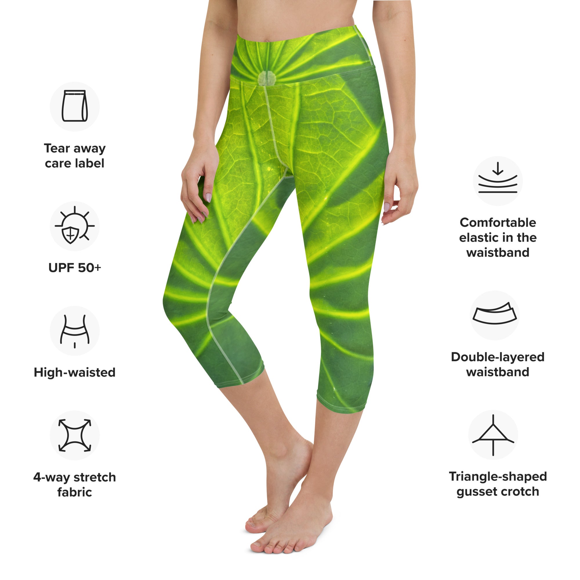 Verde Shield Yoga Capris – YoniFlower Collections