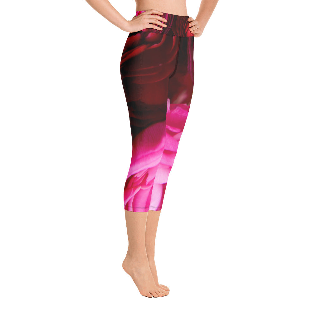 Shades of Red Yoga Capris