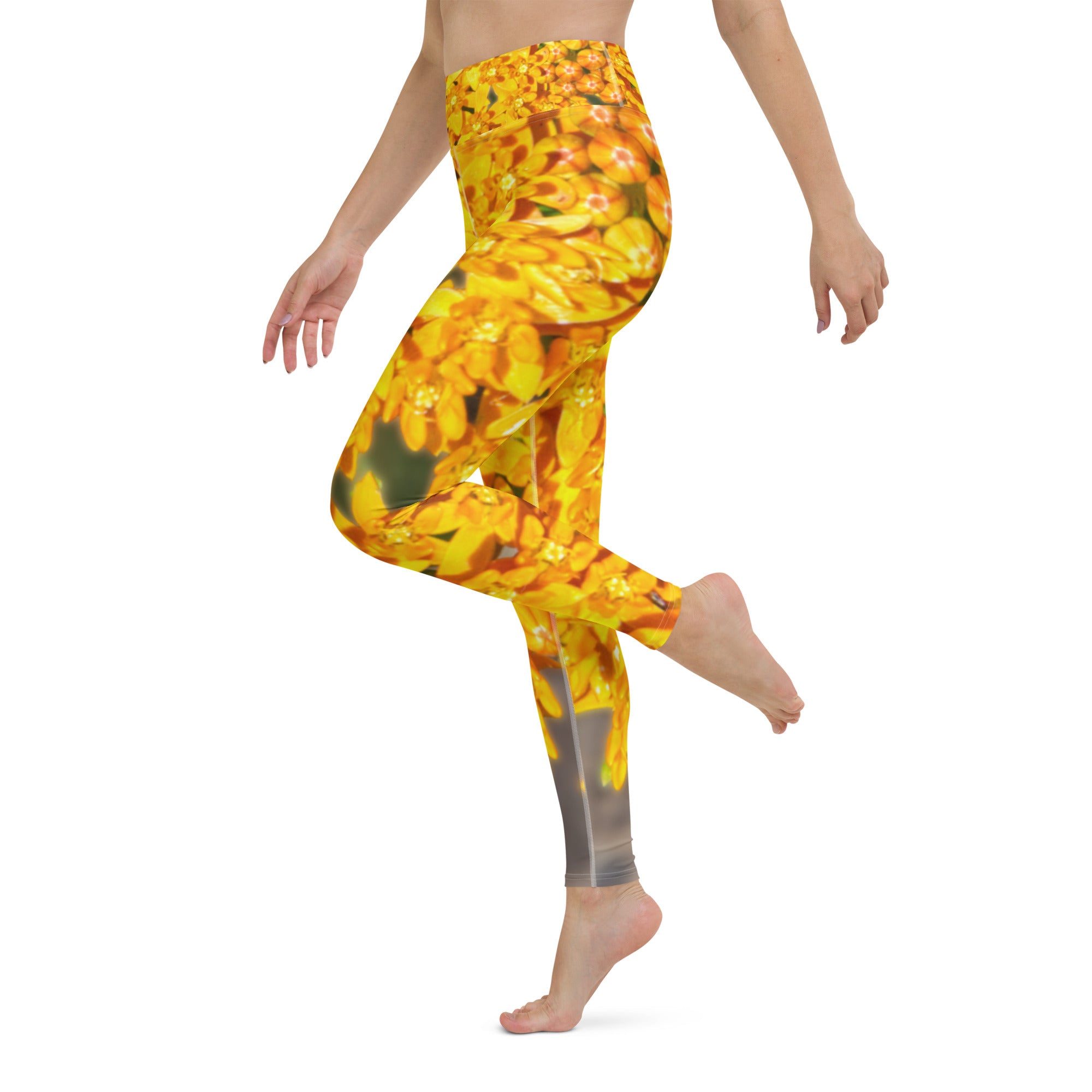 Saffron Star Yoga Leggings