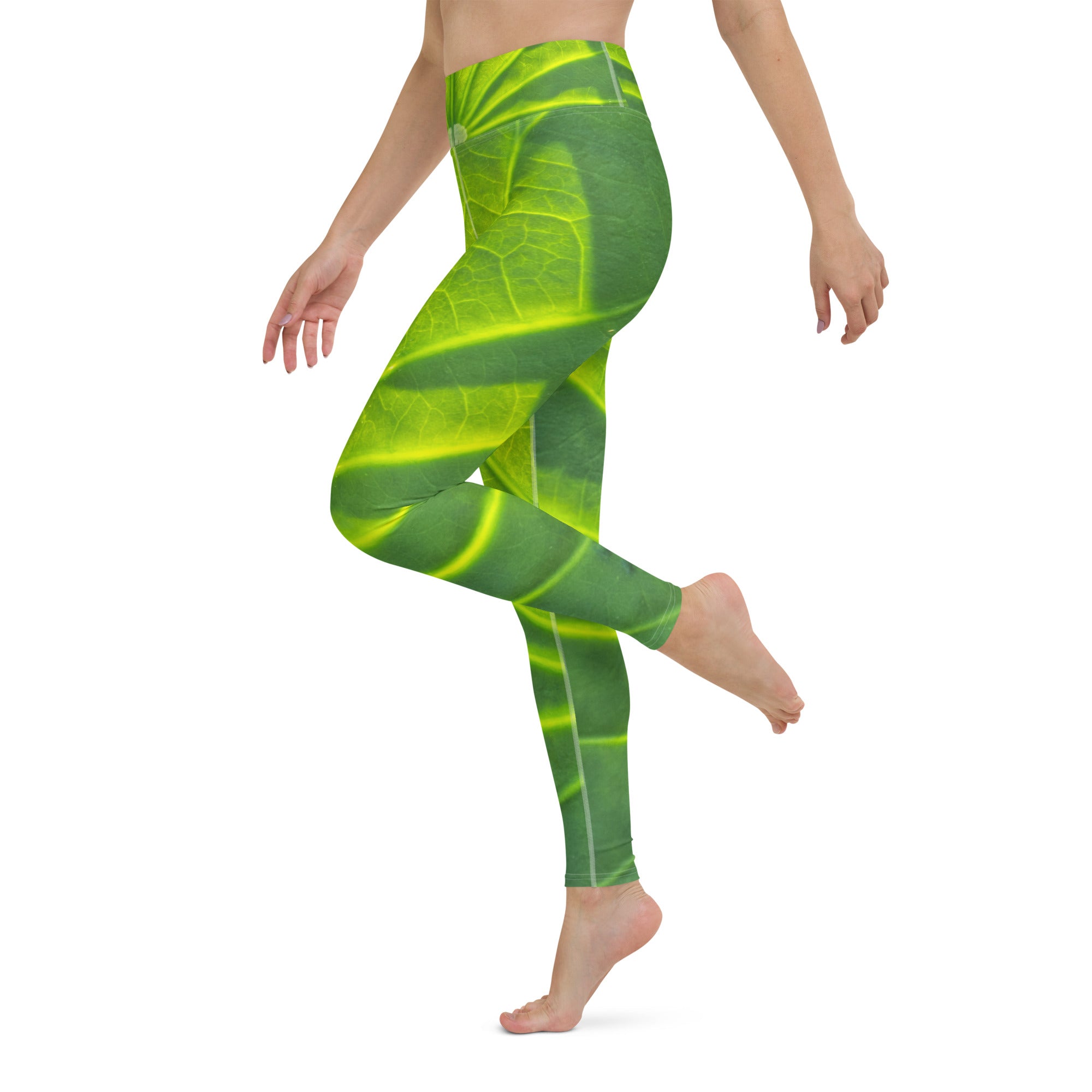 Womens Kachel Activewear  Kachel Turquoise Floral Leggings GREEN <  Ditchlingstudio