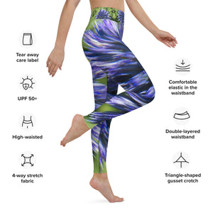 Lapis Rays Yoga Leggings
