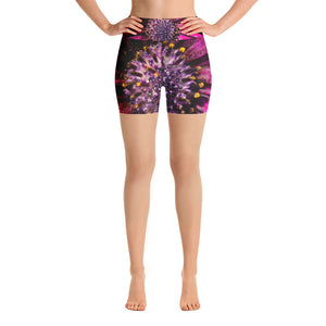 Fuchsia Forever Yoga Shorts