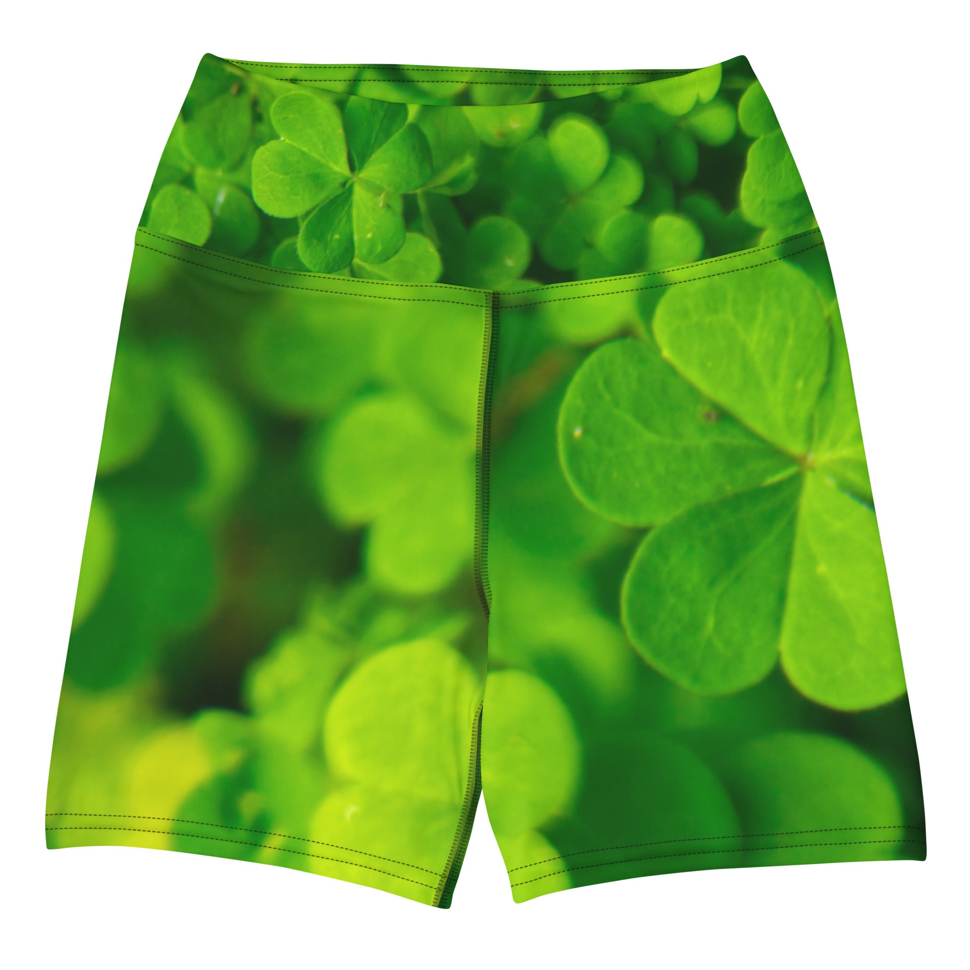 Lucky Leafy Yoga Shorts