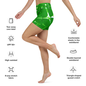 Make Like a Leaf Yoga Shorts