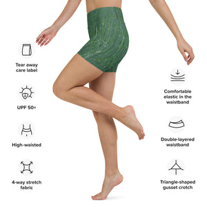 Grassy Yoga Shorts