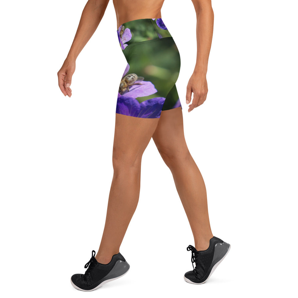 Bee Mine Yoga Shorts