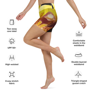 Oracle Orchid Yoga Shorts