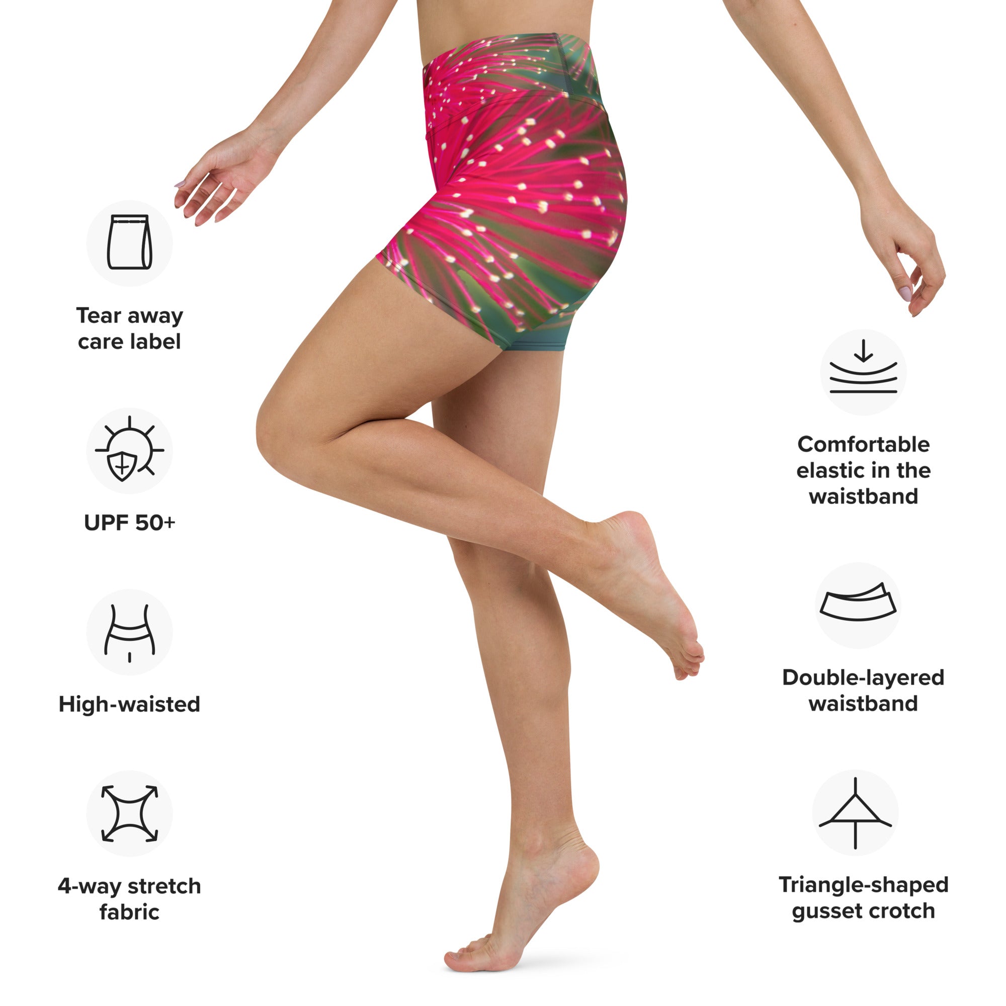 Sparkler Yoga Shorts