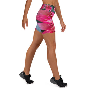 Flamingo Star Yoga Shorts