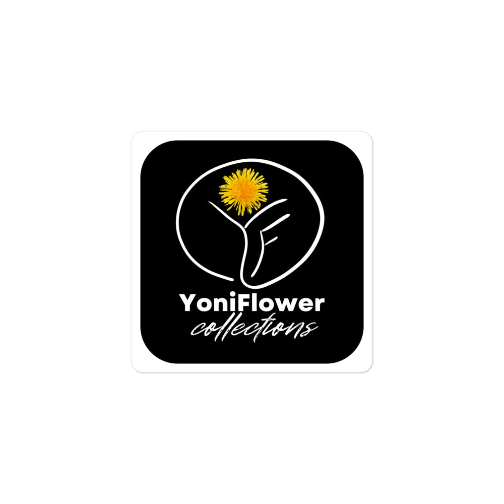 YoniFlower Logo Sticker